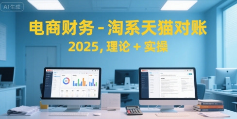 电商财务-淘系天猫对账2025，理论+实操-理想项目库