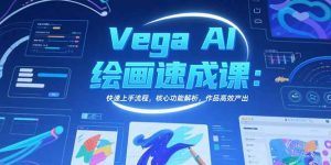 Vega AI绘画速成课：快速上手流程，核心功能解析，作品高效产出-理想项目库