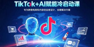 TikTok+AI赋能冷启动课：专为跨境电商和内容创业者设计，全套解决方案-理想项目库