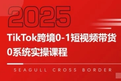 TikTok跨境0-1短视频带货，系统拆解TikTok跨境带货全链路，实现跨境可持续盈利-理想项目库