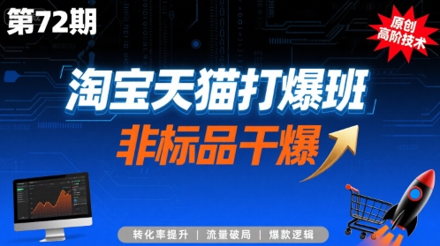 淘宝天猫打爆班原创高阶技术第72期，非标品干爆-理想项目库