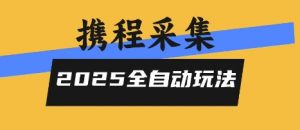 2025携程信息采集全自动玩法，高单价，零人工，全天开干【揭秘】-理想项目库