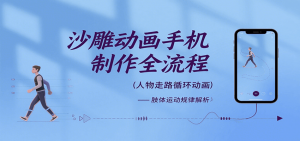 沙雕动画手机制作全流程，关键帧动画、走路、表情变换、场景反向移动、车内人物添加等-理想项目库