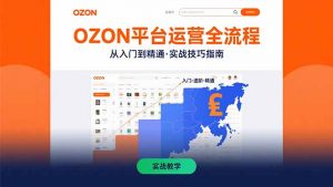 OZON平台运营全流程：快速掌握OZON从入门到精通的实战技巧-理想项目库