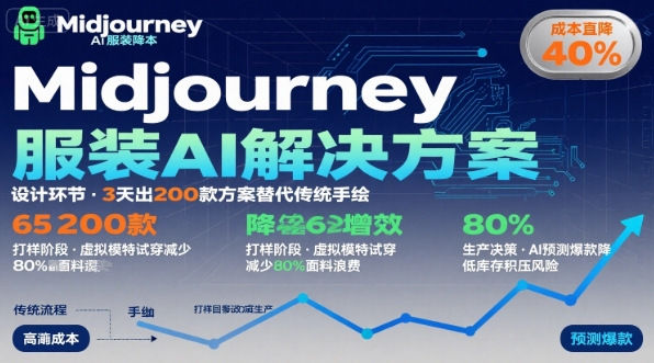 AI在服装领域的运用，使用midjourney做服装辅助企业降低成本-理想项目库