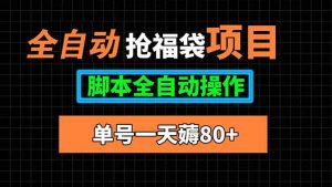 全自动抢福袋项目，单号一天80+脚本全自动操作-理想项目库