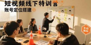 短视频线下特训营：账号定位搭建/口播号拍摄剪辑/直播间流量入口/变现实战-理想项目库