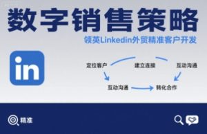 数字销售策略领英LinkedIn外贸精准客户开发-理想项目库