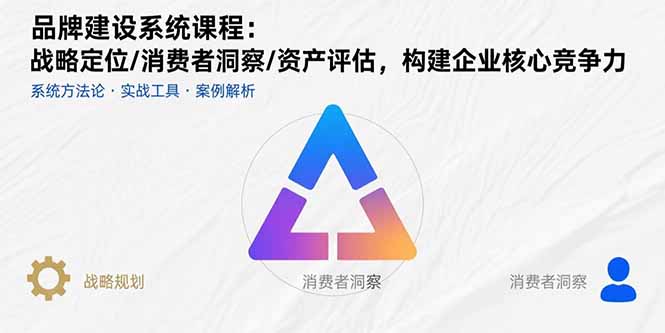 品牌建设系统课程：战略定位/消费者洞察/资产评估，构建企业核心竞争力-理想项目库