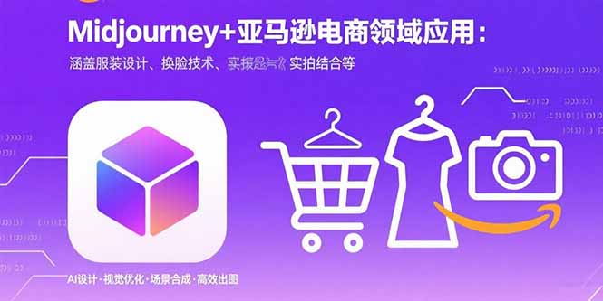 Midjourney+电商领域商业应用：涵盖服装设计、换脸技术、实拍结合等-理想项目库