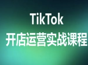 TikTok开店运营实战课程，TK跨境电商实操全流程-理想项目库