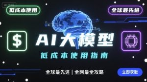 如何低成本使用全球最先进AI大模型，全网最全指南-理想项目库