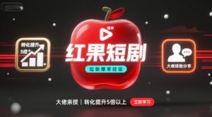 红果短剧拉新大佬爆单经验分享之如何提高短剧转化，这样做，短剧拉新转化直接提升5倍以上-理想项目库