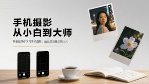 手机摄影从小白到大师,零基础带你学习手机摄影,拍出朋友圈点赞大片-理想项目库