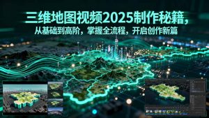 三维地图视频2025制作秘籍，从基础到高阶，掌握全流程，开启创作新篇-理想项目库