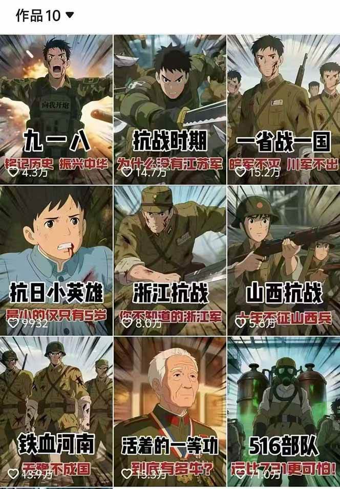 图片[1]-动漫历史类视频制作全流程，学文案撰写、分镜提示词，掌握动漫图生成+抠图配音剪辑-理想项目库