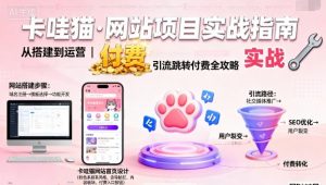 卡哇猫·网站项目，网站搭建与运营以及引流跳转付费-理想项目库
