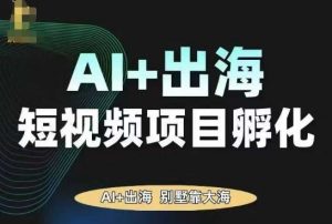 AI·TikTok AI+出海短视频项目孵化，陪你从0-1借助AI实现出海变现-理想项目库