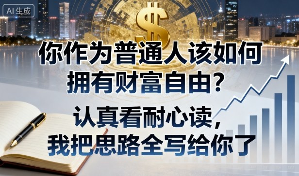 付费文章：你作为普通人该如何拥有财富自由？认真看耐心读，我把思路全写给你了-理想项目库