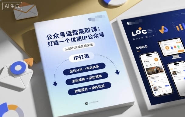 公众号运营高阶课，打造一个优质IP公众号-理想项目库