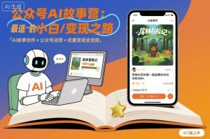 公众号ai故事营,最适合小白的自媒体变现之路-理想项目库