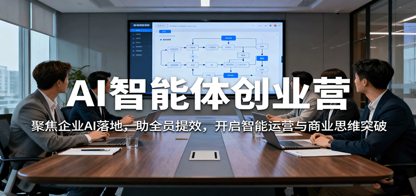 AI智能体创业营：聚焦企业AI落地，助全员提效，开启智能运营与商业思维突破-理想项目库
