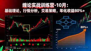 缠论实战训练营-10月:基础理论,行情分析,交易策略,年化收益80%+-理想项目库