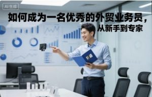 如何成为一名优秀的外贸业务员,从新手到专家-理想项目库