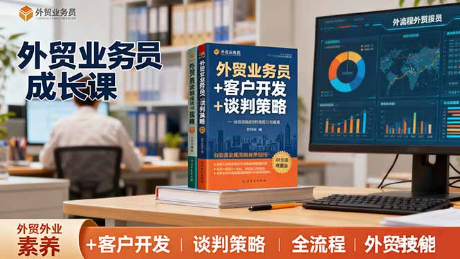 外贸业务员成长课：职业素养+客户开发+谈判策略、掌握全流程外贸技能-理想项目库