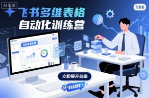 飞书多维表格自动化训练营,手把手教你告别重复处理,用多维表格开启高效办公新模式-理想项目库