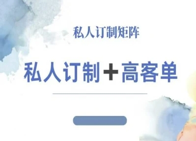 小红书自媒体咨询师IP教程，私人定制+高客单-理想项目库