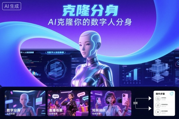 AI数字人认知实操课，克隆你的数字人分身-理想项目库