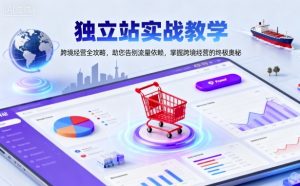 独立站实战教学,跨境经营全攻略,助您告别流量依赖,掌握跨境经营的终极奥-理想项目库