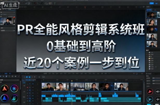 PR全能风格剪辑系统班，0基础到高阶，近20个案例一步到位-理想项目库