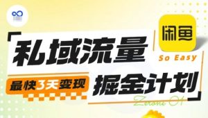 私域流量掘金计划实战训练营,最快3天变现-理想项目库