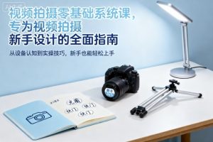 视频拍摄零基础系统课,专为视频拍摄新手设计的全面指南-理想项目库