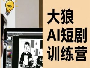 大狼AI短剧训练营-短剧课程(更新中)-理想项目库