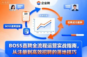BOSS直聘全流程运营实战指南,从注册到高效招聘的落地技巧-理想项目库