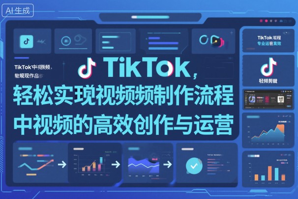 TikTok中视频制做流程，轻松实现Tk中视频的高效创作与运营-理想项目库