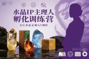 水晶IP主理人孵化训练营,五行水晶定制入门课程-理想项目库
