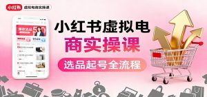 小红书虚拟电商实操课：选品起号+AI 内容创作+店铺运营+引流私域+自动化发笔记-理想项目库