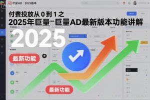 付费投放从0到1之2025年巨量AD最新版本功能讲解-理想项目库