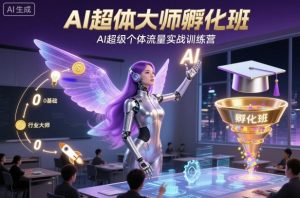 AI超体大师孵化班，AI超级个体流量实战训练营-理想项目库