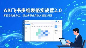 AI+飞书多维表格实战营2.0:零代码自动化办公,适合多职业月收入增加2万元-理想项目库
