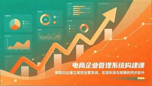 电商企业管理系统构建课:帮助企业建立高效运营系统,实现利润与规模的同步跃升-理想项目库