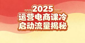 2025小红书运营电商课:新手实战+冷启动+流量揭秘-理想项目库
