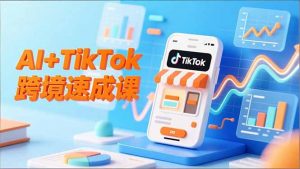 AI+TikTok跨境速成课,智能翻译、店铺定位、流程拆解,7天高效上线运营-理想项目库