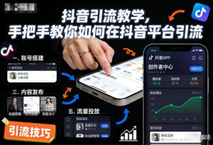 抖音引流教学，手把手教你如何在抖音平台引流-理想项目库