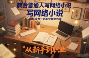 教会普通人写网络小说,助您成为一名职业网文作家-理想项目库