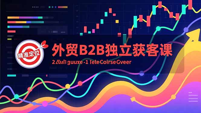 外贸B2B独立获客课，Facebook主页搭建、消息互动广告、精准定位，打造高询盘系统-理想项目库